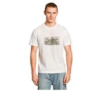 PEPE JEANS Dalter Tee T-Shirt, Blanc, L Homme