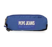 Pepe Jeans Darren Étui Bleu 22 x 7 x 3 cm Polyester, Bleu, Trousse