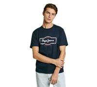 Pepe Jeans Daxton Tee T-Shirt, Bleu (Bleu dulwich), M Homme