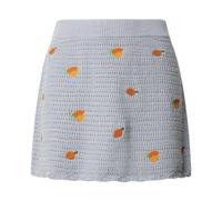 Pepe Jeans - Dazed Blue Fruit Print Skirt - Femme - Jupes - Multicolore - Taille: 38 FR