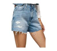 Pepe Jeans - Denim Shorts - Femme - Shorts - Bleu - Taille: W28