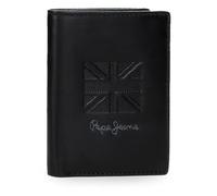 Pepe Jeans Denver Porte-Cartes Vertical Bleu 9 x 11 x 1 cm Cuir by Joumma Bags