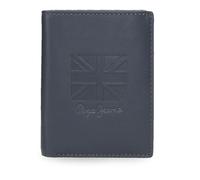 Pepe Jeans Denver Porte-Cartes Vertical Bleu 9 x 11 x 1 cm Cuir by Joumma Bags