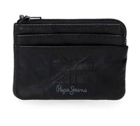 Pepe Jeans Denver Porte-Monnaie avec Porte-Cartes Bleu 11 x 7 x 1,5 cm Cuir by Joumma Bags