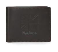 Pepe Jeans Denver Portefeuille avec Porte-Monnaie Bleu 11,5 x 8 x 1 cm Cuir by Joumma Bags