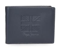 Pepe Jeans Denver Portefeuille Horizontal Bleu 11 x 8 x 1 cm Cuir by Joumma Bags
