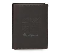 Pepe Jeans Denver Portefeuille Vertical Bleu 8,5 x 10,5 x 1 cm Cuir by Joumma Bags
