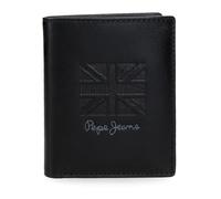 Pepe Jeans Denver Portefeuille Vertical Bleu 8,5 x 10,5 x 1 cm Cuir by Joumma Bags