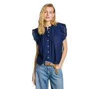 Pepe Jeans Diallo Chemise, Bleu (Bleu océan), S Femme