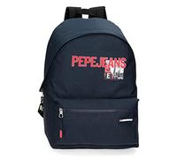 Pepe Jeans Dikran Sac à dos scolaire Bleu 31 x 44 x 15 cm Polyester 23,87 L, bleu, Sac à dos scolaire