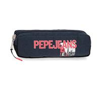 Pepe Jeans Dikran Trousse Bleu 22 x 7 x 3 cm Polyester, bleu, Trousse