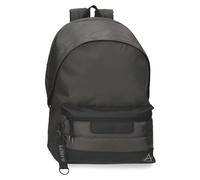 Adept Dmas Sac à dos pour ordinateur portable double compartiment portable 15,6 pouces Gris 31 x 44 x 15 cm Polyester 20,46 L, gris, Talla única, Sac à dos pour ordinateur portable double compartiment