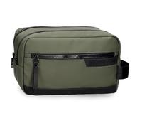 Pepe Jeans Dorking Nececer Adaptable Vert 26 x 16 x 12 cm Polyester avec détails en Similicuir par Joumma Bags