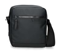 Pepe Jeans Dorking Sac à bandoulière Porte-Tablette Noir 23 x 27 x 7 cm Polyester avec détails en Cuir synthétique by Joumma Bags