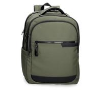 Pepe Jeans Dorking Sac à Dos de Cabine pour Ordinateur Portable 15,6 Pouces Vert 31 x 44 x 15 cm Polyester avec détails en Cuir synthétique 20,46 l by Joumma Bags