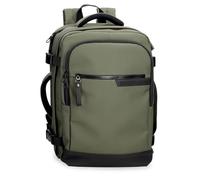 Pepe Jeans Dorking Sac à Dos de Cabine pour Ordinateur Portable 15,6 Pouces Vert 25 x 40 x 20 cm Polyester avec détails en Cuir synthétique 20 l by Joumma Bags