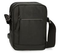 Pepe Jeans Dortmund Sac à bandoulière gris 17 x 22 x 7,5 cm Coton, polyester et PU. 2,81 L by Joumma Bags, gris, Talla única, Bandoulière