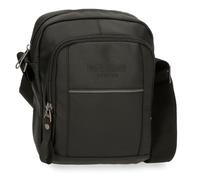 Pepe Jeans Dortmund Sac à bandoulière moyen gris 17 x 22 x 7,5 cm Coton, polyester et PU. 2,99 L by Joumma Bags, gris, Talla única, Bandoulière moyenne