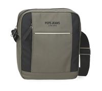 Pepe Jeans Dortmund Sac à bandoulière porte-tablette vert 23 x 27 x 7 cm Polyester by Joumma Bags by Joumma Bags, vert, Bandoulière porte-tablette