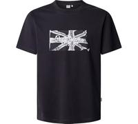 Pepe Jeans Drapeau BW T-Shirt, Noir, M Homme