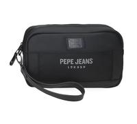 Pepe Jeans Durham Sac Banane Noir 21 x 12,5 x 7 cm Polyester avec détails en Cuir synthétique by Joumma Bags