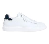 Pepe Jeans Eaton One Chaussures en Cuir Blanc