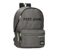 Pepe Jeans Edmon Sac à dos pour ordinateur portable 15,6" Adaptable aux chariots Gris 31 x 44 x 17,5 cm Polyester by Joumma Bags