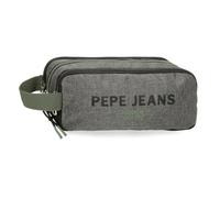 Pepe Jeans Edmon Trousse Triple Grise 22 x 10 x 9 cm Polyester by Joumma Bags