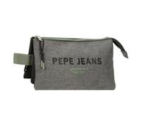 Pepe Jeans Edmon Trousse Triple Grise 22 x 12 x 5 cm Polyester by Joumma Bags