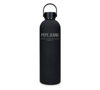Pepe Jeans Edward Bouteille en Acier Inoxydable Noir 7 x 26,5 x 7 cm Acier Inoxydable by Joumma Bags