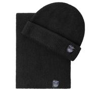 Pepe Jeans Edward Set Écharpe pour homme Noir Taille unique, Noir (Black), taille unique