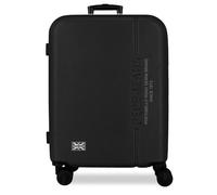 Pepe Jeans Edward Valise Moyenne Noir 48x68x27 cm Rigide ABS Serrure à Combinaison Intégrée 72L 3.48kg 4 Doubles Roues Bagage à Main par Joumma Bags