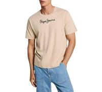 Pepe Jeans Eggo N T-Shirt, Marron (Beige béton), M Homme