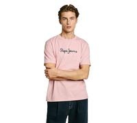 Pepe Jeans Eggo N T-Shirt, Rose (Rose), S Homme