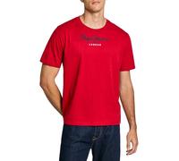 Pepe Jeans Eggo N T-Shirt, Rouge (Rouge Rubis), M Homme