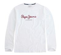 Pepe Jeans Eggo Long Sleeve T-shirt Blanc XS Homme