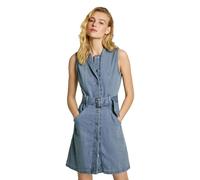 Pepe Jeans Elba Robe, Gris (Denim), S Femme