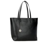 Pepe Jeans Elia Sac fourre-Tout Portable 15,6 Pouces Noir 34 x 32 x 14 cm Cuir synthétique by Joumma Bags, Noir, Talla única, Sac fourre-Tout