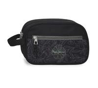 Pepe Jeans Eloise Trousse Deux Compartiments Adaptable en Polyester Bleu 26 x 16 x 12 cm