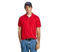 Pepe Jeans Essential Polo avec Logo contrasté pour Homme, Rouge Rugby, M