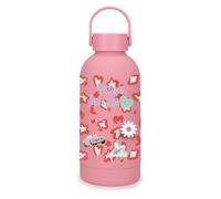 Pepe Jeans Evelyn Bouteille en Acier Inoxydable Rose 6,5 x 18,5 x 6,5 cm Acier Inoxydable by Joumma Bags