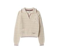 Pepe Jeans Faith Tricot, Blanc (Mousse White), 10 Ans Fille