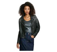 Pepe Jeans Fantasy Leather Jacket Noir L Femme