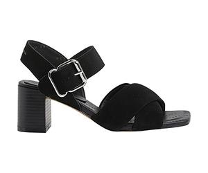 Pepe Jeans Femme Altea Basic Sandales à Talons mi-Hauts, Black, 35 EU