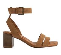 Pepe Jeans Femme Altea Smart Sandales à Talons mi-Hauts, Tobacco, 35 EU