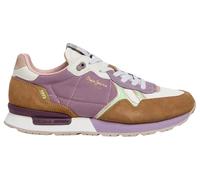 Pepe Jeans Femme Brit Back W Sneak, Marron Caramel Beige, 41 EU