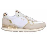 Pepe Jeans Femme Brit Glen W Sneak, Blanc cassé, 40 EU