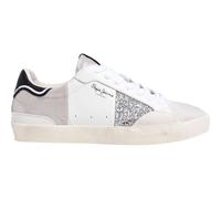 Pepe Jeans Femme Lane Silver W Sneak, Gris argenté, 36 EU