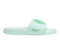 Pepe Jeans Femme Slider Brand W Chaussures, Vert Acide, 38 EU