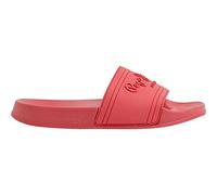 Pepe Jeans Femme Slider Logo W Sandales à glissière, Coral, 35 EU